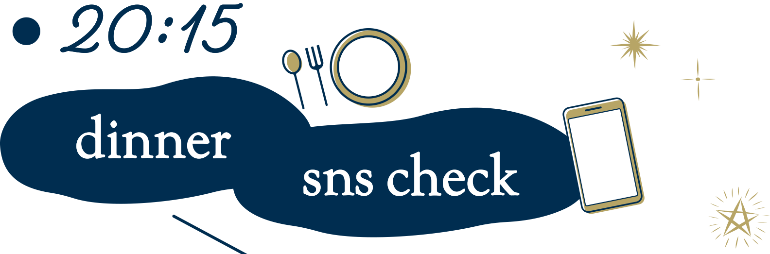 20:15 dinner sns check